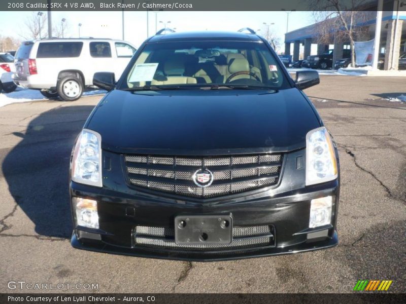 Black Raven / Cashmere/Cocoa 2008 Cadillac SRX 4 V8 AWD