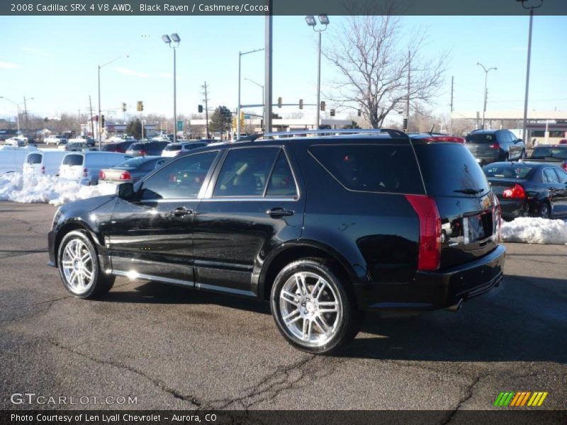 Black Raven / Cashmere/Cocoa 2008 Cadillac SRX 4 V8 AWD