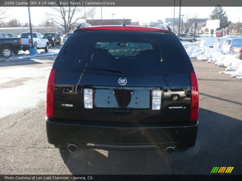 Black Raven / Cashmere/Cocoa 2008 Cadillac SRX 4 V8 AWD