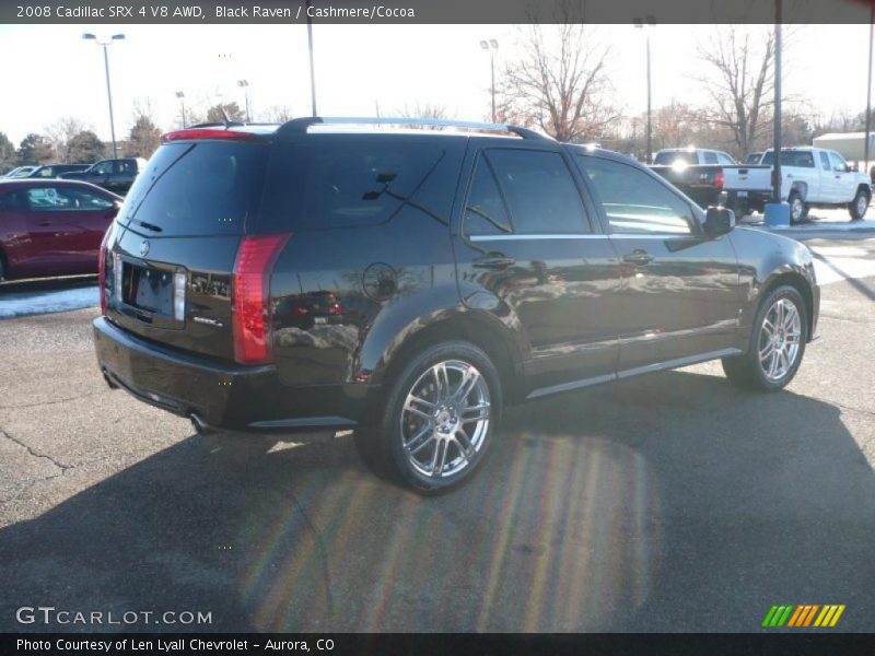 Black Raven / Cashmere/Cocoa 2008 Cadillac SRX 4 V8 AWD