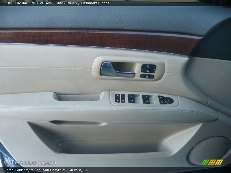 Black Raven / Cashmere/Cocoa 2008 Cadillac SRX 4 V8 AWD