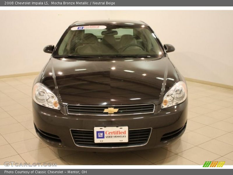 Mocha Bronze Metallic / Neutral Beige 2008 Chevrolet Impala LS