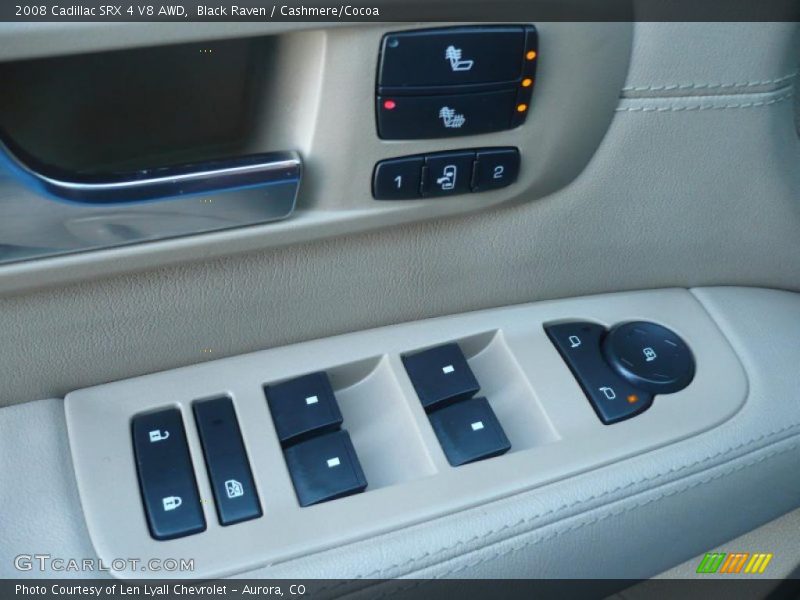 Black Raven / Cashmere/Cocoa 2008 Cadillac SRX 4 V8 AWD