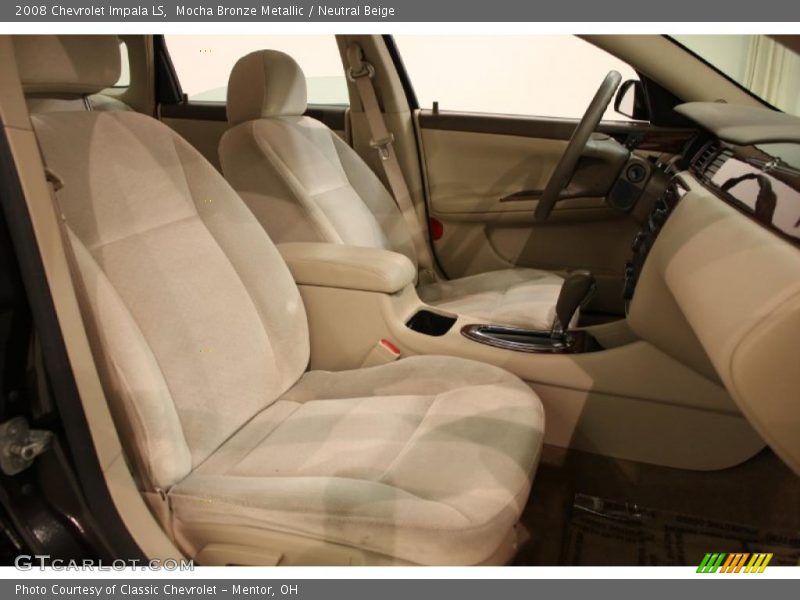 Mocha Bronze Metallic / Neutral Beige 2008 Chevrolet Impala LS