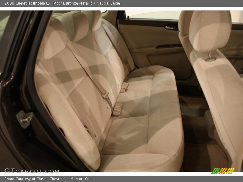 Mocha Bronze Metallic / Neutral Beige 2008 Chevrolet Impala LS