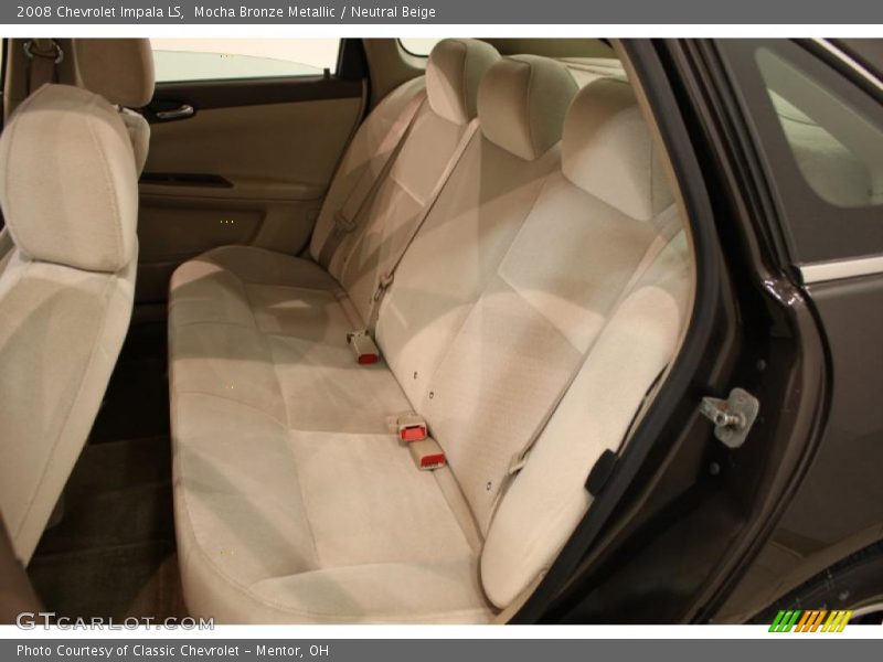 Mocha Bronze Metallic / Neutral Beige 2008 Chevrolet Impala LS