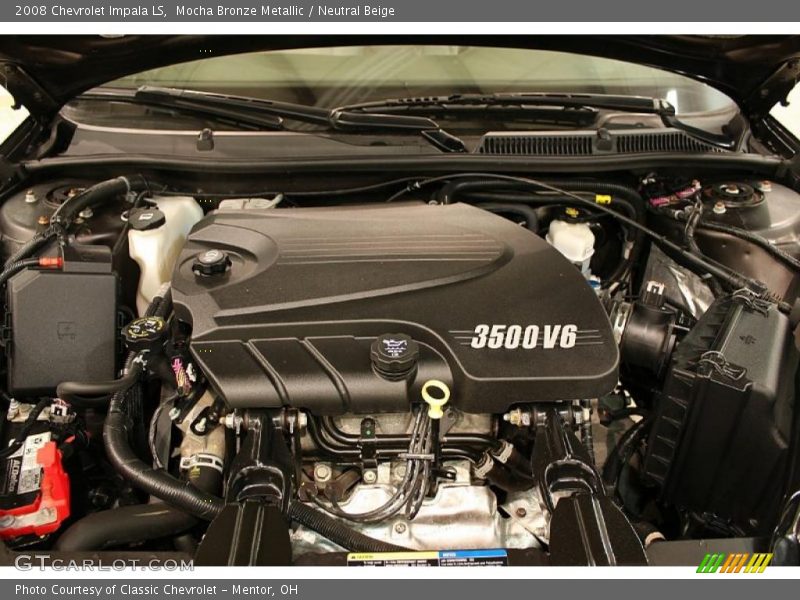Mocha Bronze Metallic / Neutral Beige 2008 Chevrolet Impala LS
