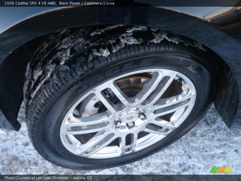Black Raven / Cashmere/Cocoa 2008 Cadillac SRX 4 V8 AWD