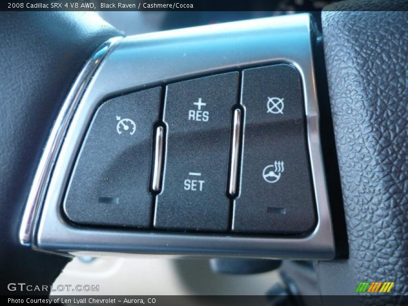 Black Raven / Cashmere/Cocoa 2008 Cadillac SRX 4 V8 AWD