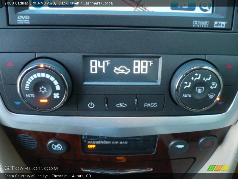 Black Raven / Cashmere/Cocoa 2008 Cadillac SRX 4 V8 AWD