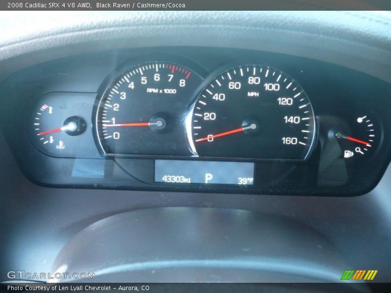  2008 SRX 4 V8 AWD 4 V8 AWD Gauges