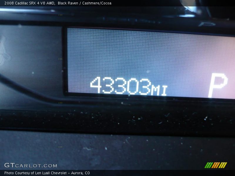 Black Raven / Cashmere/Cocoa 2008 Cadillac SRX 4 V8 AWD