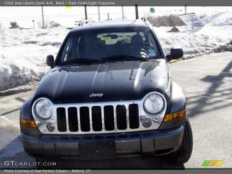 Black / Dark Khaki/Light Graystone 2006 Jeep Liberty Sport 4x4