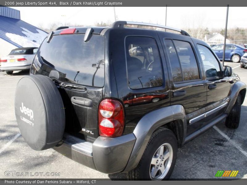 Black / Dark Khaki/Light Graystone 2006 Jeep Liberty Sport 4x4