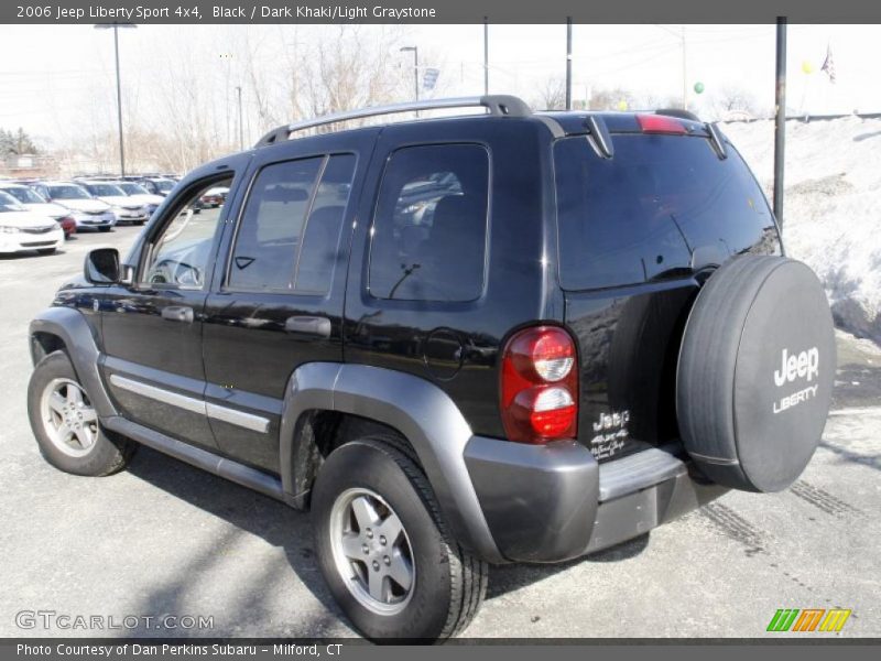 Black / Dark Khaki/Light Graystone 2006 Jeep Liberty Sport 4x4