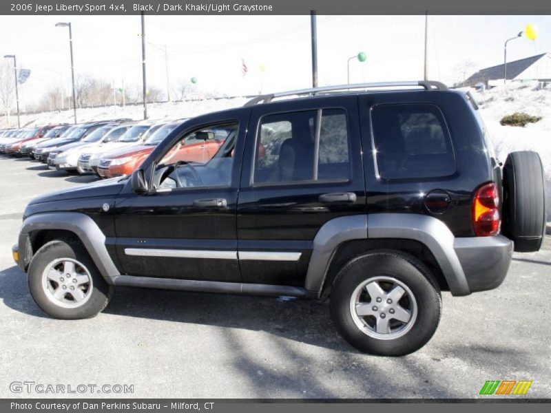 Black / Dark Khaki/Light Graystone 2006 Jeep Liberty Sport 4x4