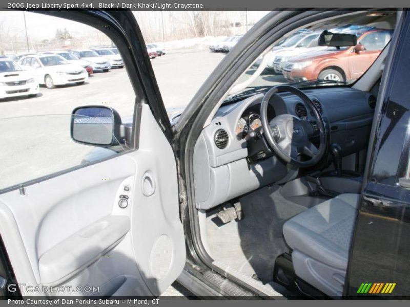 Black / Dark Khaki/Light Graystone 2006 Jeep Liberty Sport 4x4