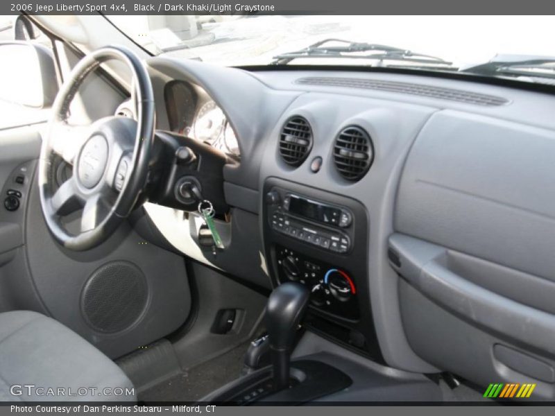 Black / Dark Khaki/Light Graystone 2006 Jeep Liberty Sport 4x4