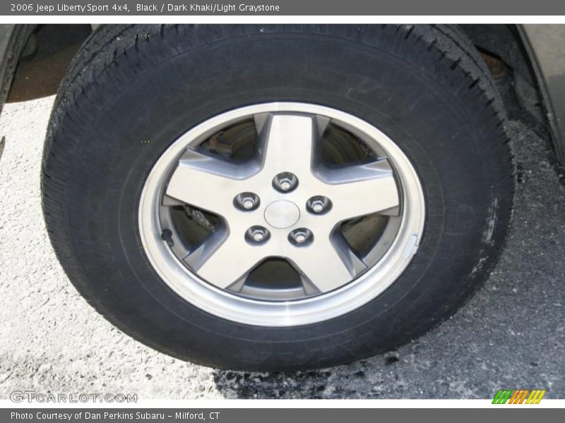 Black / Dark Khaki/Light Graystone 2006 Jeep Liberty Sport 4x4
