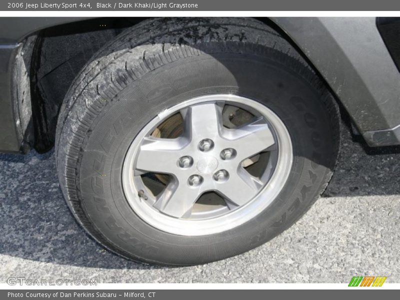 Black / Dark Khaki/Light Graystone 2006 Jeep Liberty Sport 4x4