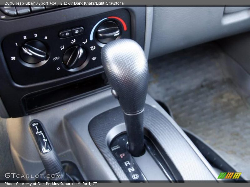 Black / Dark Khaki/Light Graystone 2006 Jeep Liberty Sport 4x4