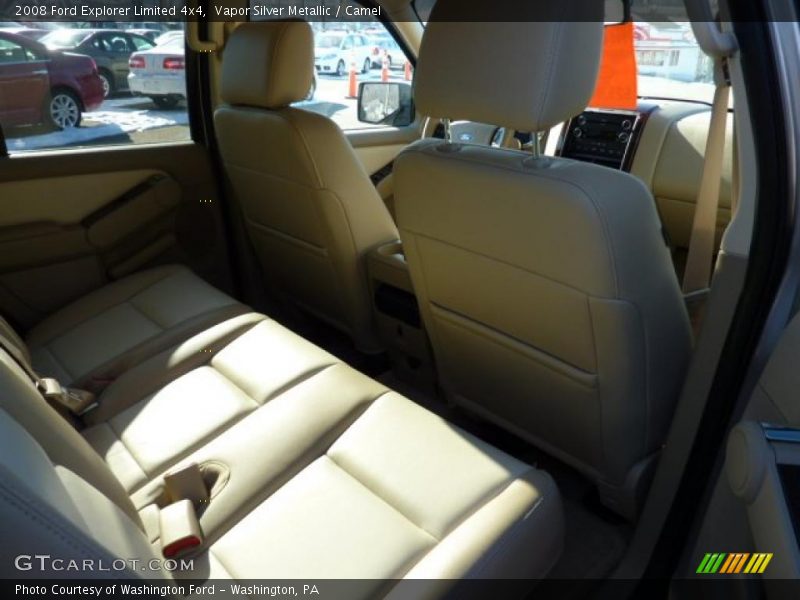 Vapor Silver Metallic / Camel 2008 Ford Explorer Limited 4x4