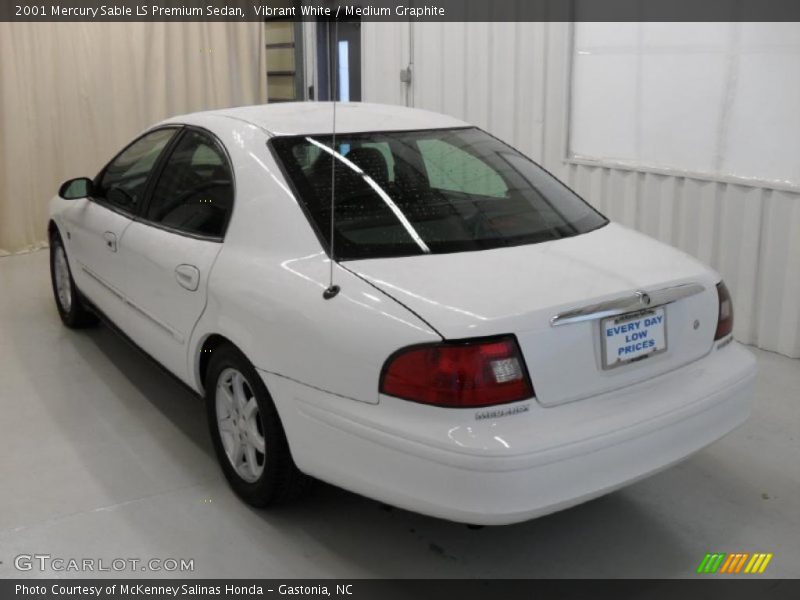 Vibrant White / Medium Graphite 2001 Mercury Sable LS Premium Sedan