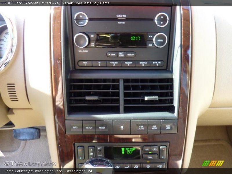 Controls of 2008 Explorer Limited 4x4