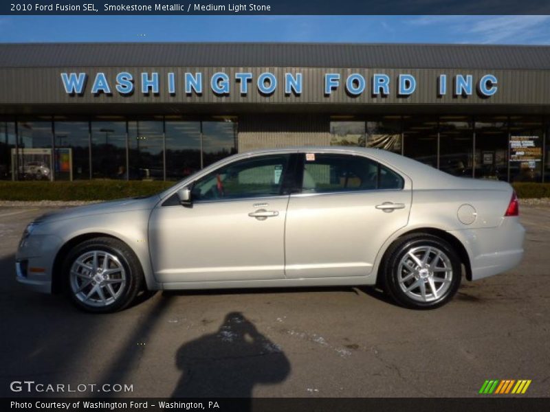 Smokestone Metallic / Medium Light Stone 2010 Ford Fusion SEL