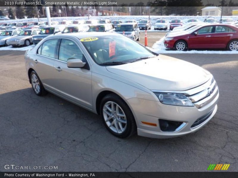 Smokestone Metallic / Medium Light Stone 2010 Ford Fusion SEL