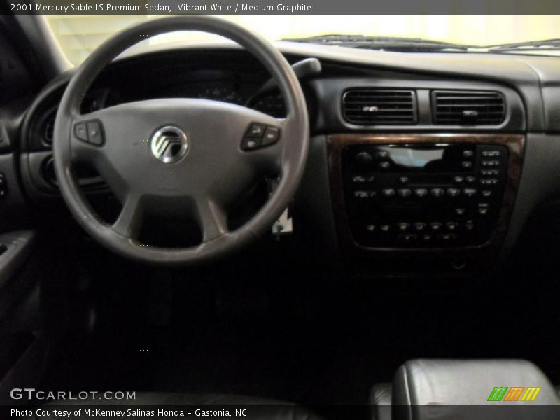 Vibrant White / Medium Graphite 2001 Mercury Sable LS Premium Sedan