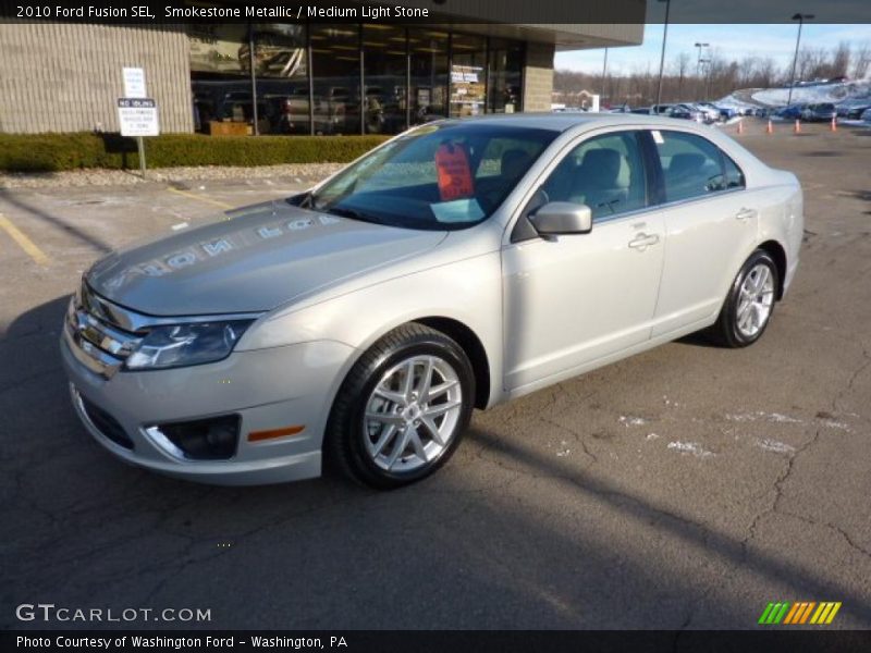 Smokestone Metallic / Medium Light Stone 2010 Ford Fusion SEL