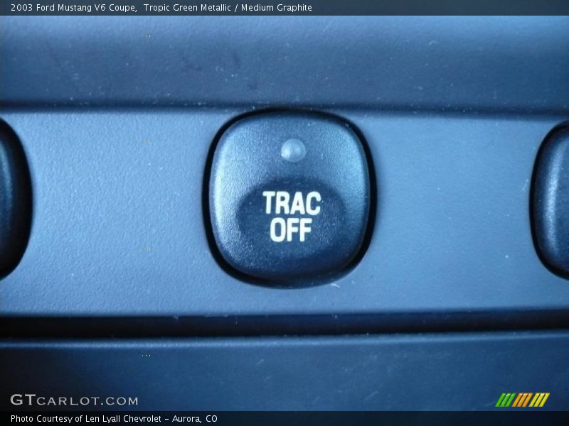 Tropic Green Metallic / Medium Graphite 2003 Ford Mustang V6 Coupe