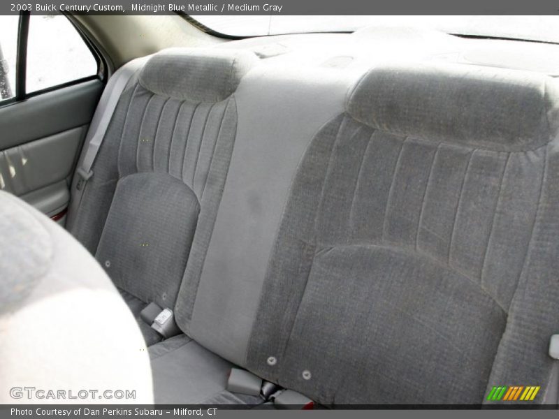 Midnight Blue Metallic / Medium Gray 2003 Buick Century Custom