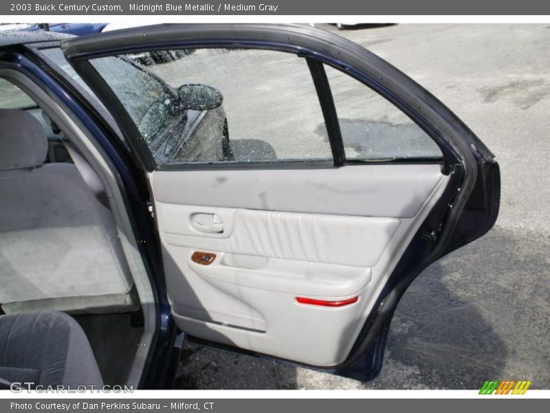 Midnight Blue Metallic / Medium Gray 2003 Buick Century Custom