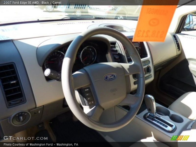 Black / Camel 2007 Ford Edge SE AWD