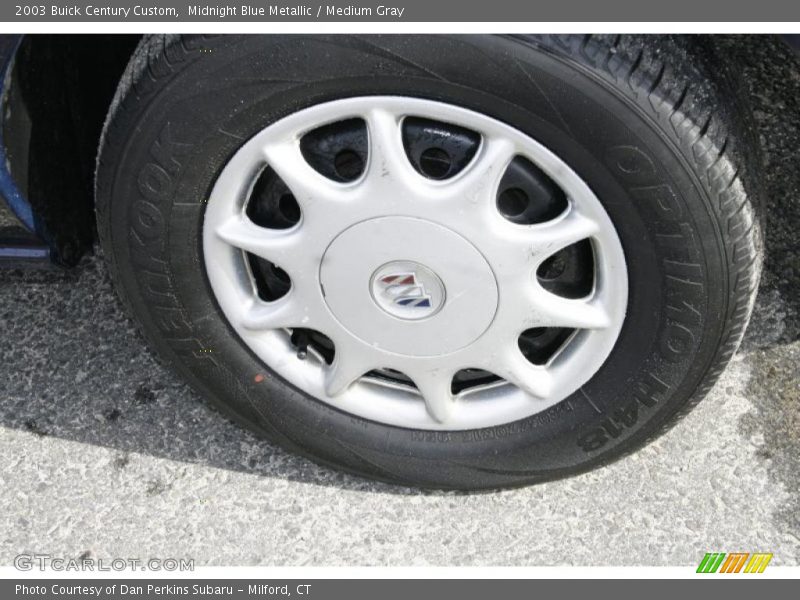 Midnight Blue Metallic / Medium Gray 2003 Buick Century Custom
