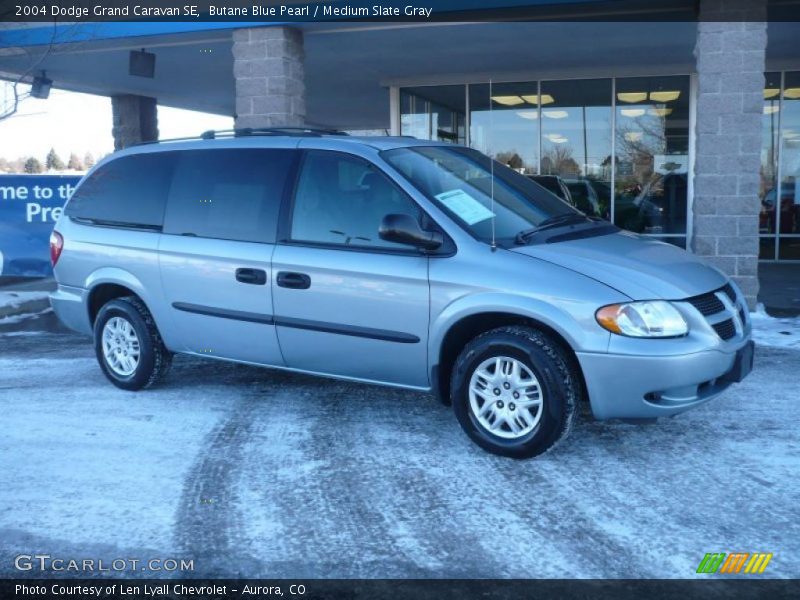 Butane Blue Pearl / Medium Slate Gray 2004 Dodge Grand Caravan SE