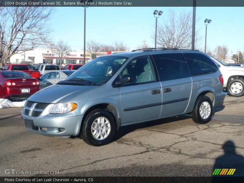 Butane Blue Pearl / Medium Slate Gray 2004 Dodge Grand Caravan SE