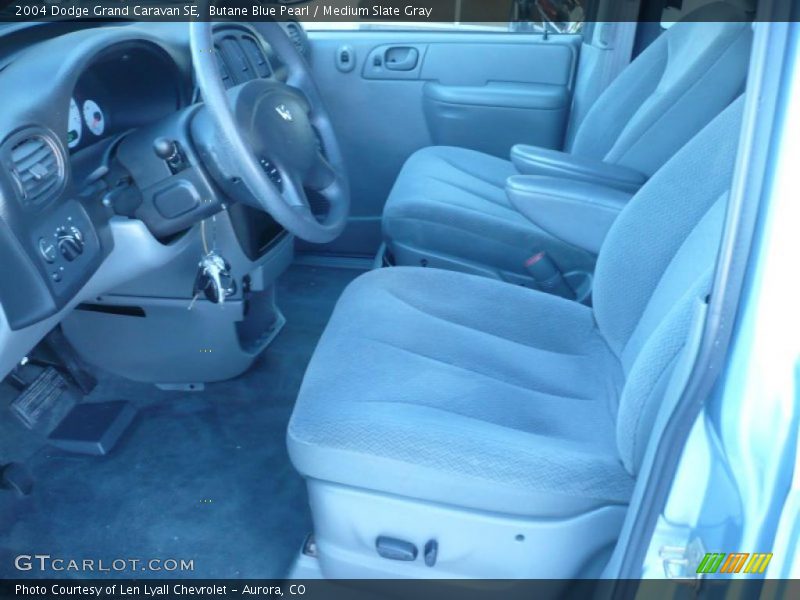 Butane Blue Pearl / Medium Slate Gray 2004 Dodge Grand Caravan SE