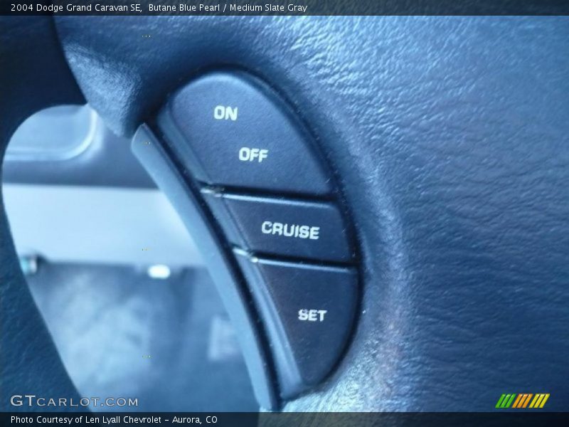 Butane Blue Pearl / Medium Slate Gray 2004 Dodge Grand Caravan SE