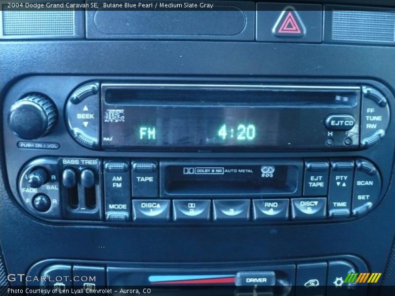 Butane Blue Pearl / Medium Slate Gray 2004 Dodge Grand Caravan SE