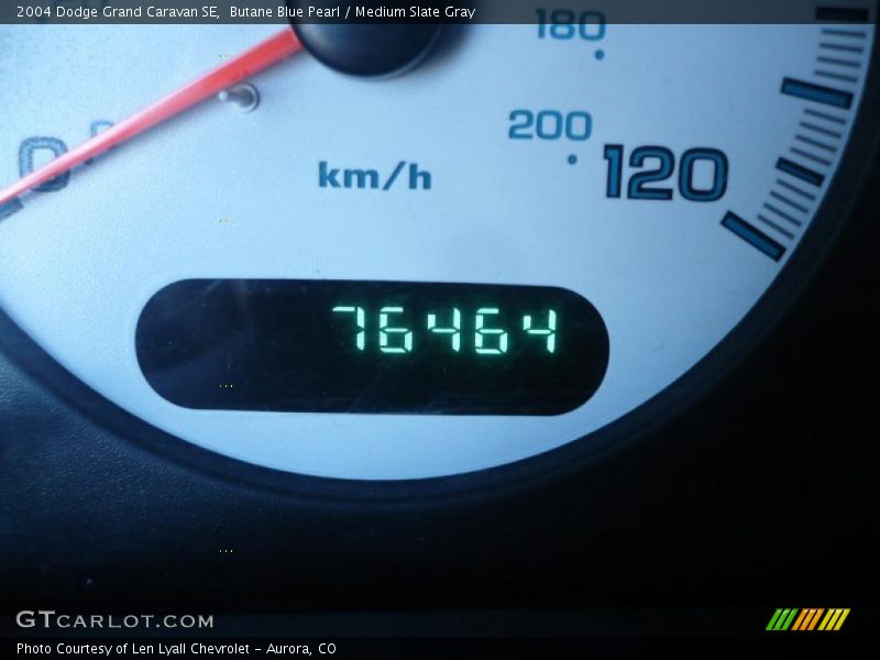Butane Blue Pearl / Medium Slate Gray 2004 Dodge Grand Caravan SE