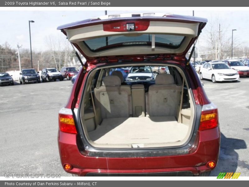 Salsa Red Pearl / Sand Beige 2009 Toyota Highlander V6