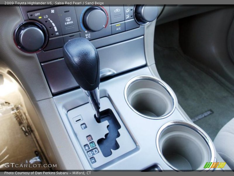 Salsa Red Pearl / Sand Beige 2009 Toyota Highlander V6