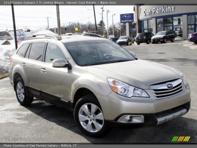 Harvest Gold Metallic / Warm Ivory 2010 Subaru Outback 2.5i Limited Wagon
