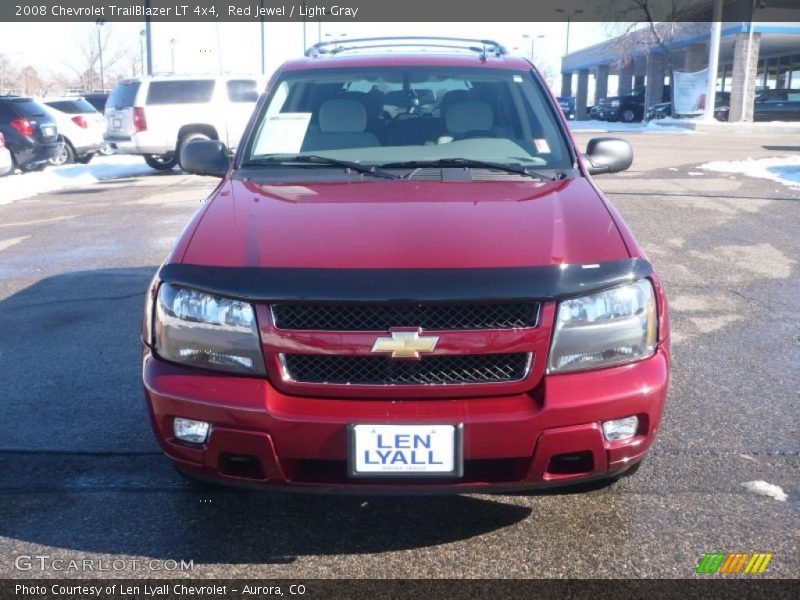 Red Jewel / Light Gray 2008 Chevrolet TrailBlazer LT 4x4