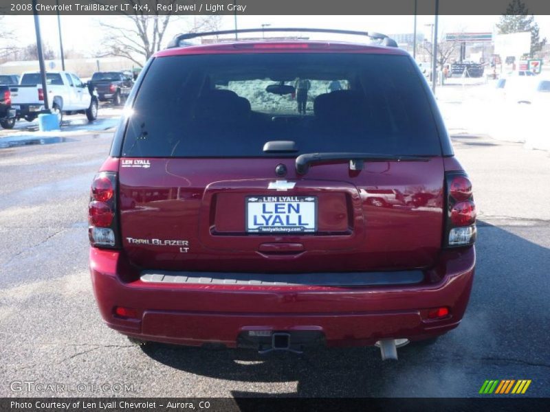 Red Jewel / Light Gray 2008 Chevrolet TrailBlazer LT 4x4