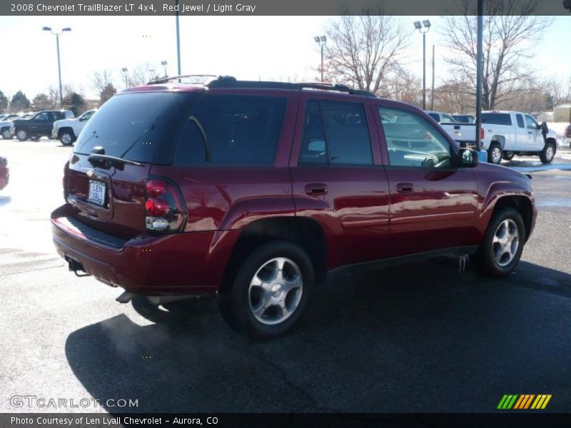 Red Jewel / Light Gray 2008 Chevrolet TrailBlazer LT 4x4