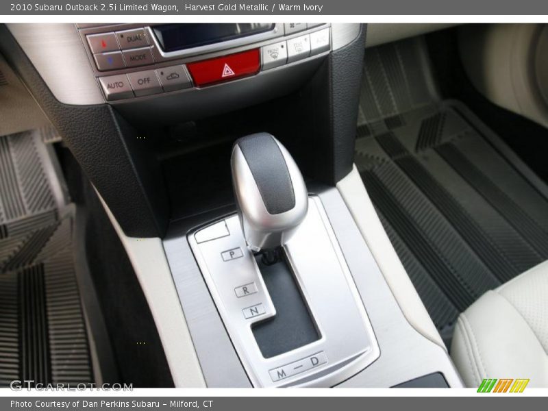  2010 Outback 2.5i Limited Wagon Lineartronic CVT Automatic Shifter